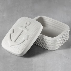 Ceramic Bisque Anchor Box - Case of 6 Ceramic Bisque Anchor Box - Case of 6